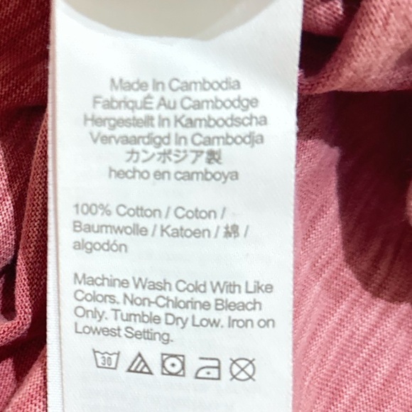 Crewcuts pair of long sleeve tees Henley blue & dusty red size xxs (2-3)boys - Picture 5 of 6